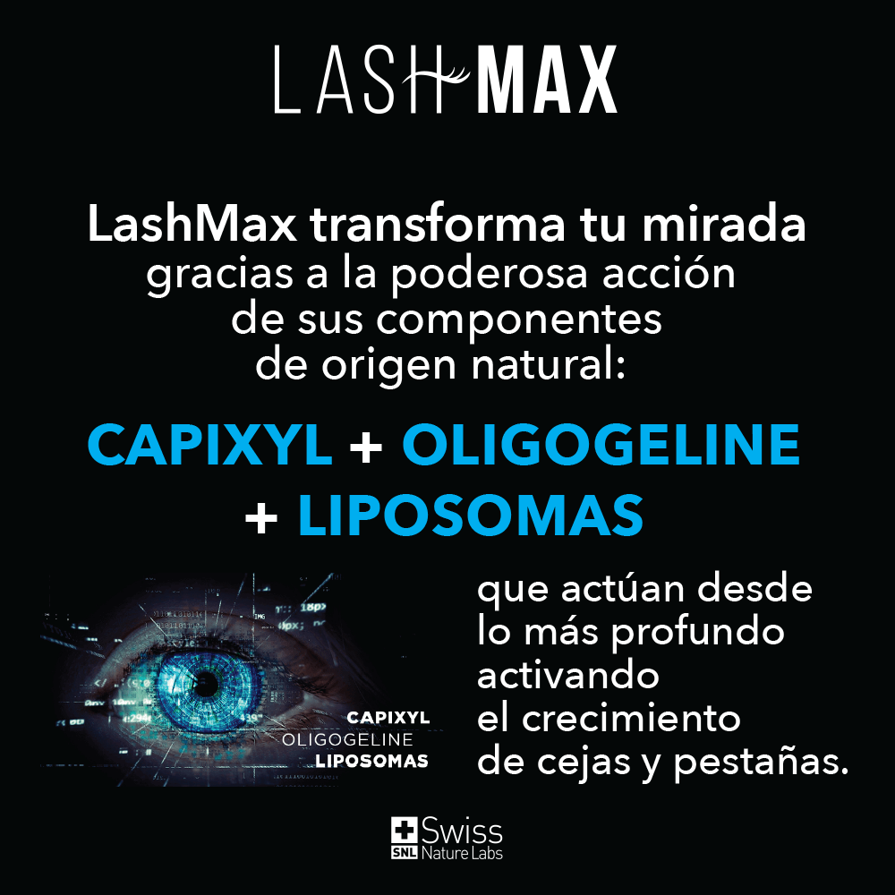 LashMax Serum Crecimiento Pestañas y Cejas